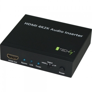 Hdmi 2k4k Audio Inserter Hdmi/toslink/audio Stereo L/r